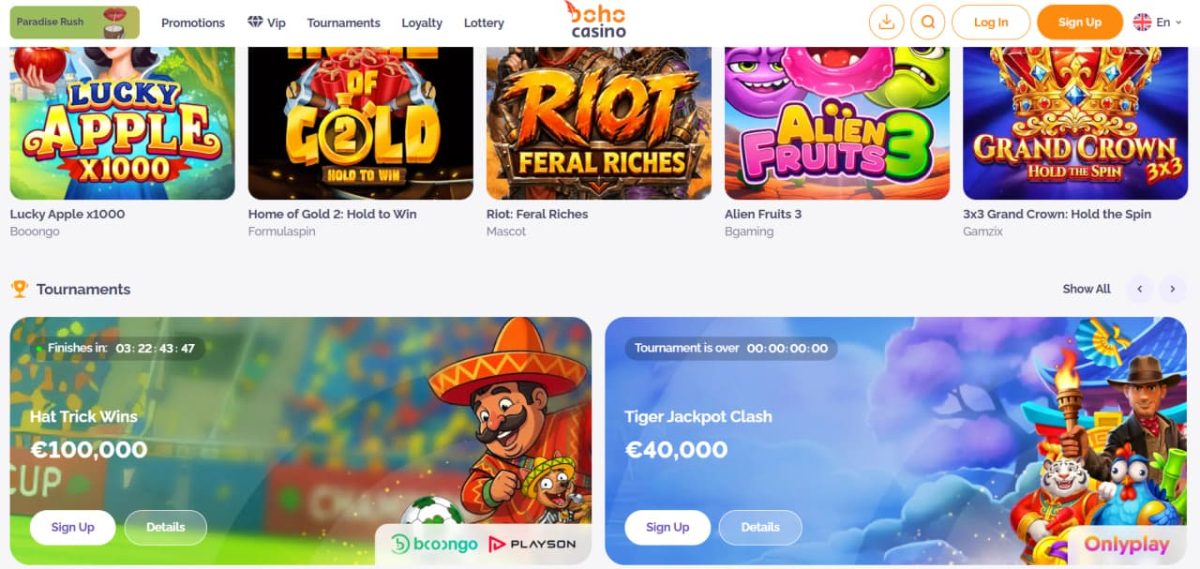 Boho Casino: Embrace the Vibe & Play Unique Games image 3