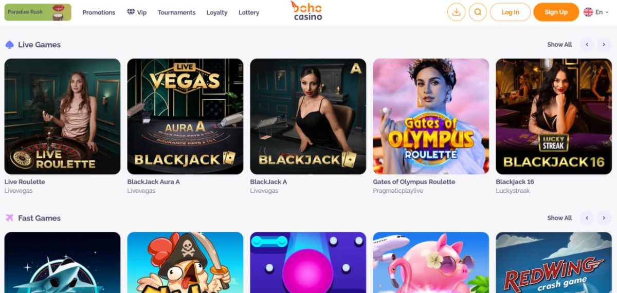 Boho Casino: Embrace the Vibe & Play Unique Games image 4